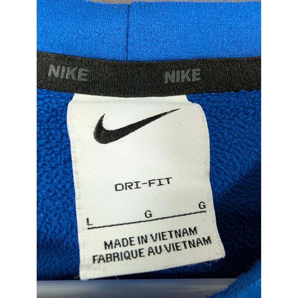 Nike Girls Basketball Pullover Sweatshirt Blue Large L Sports‎ Activewear